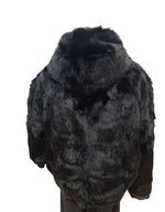 Load image into Gallery viewer, Full skin rabbit fur bomber jacket online item
