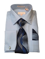 Load image into Gallery viewer, Bruno conte French cuff dress shirt combo
