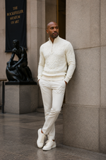 Load image into Gallery viewer, Stacy Adams 1/4 zip sweater
