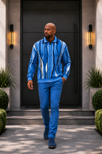 Load image into Gallery viewer, Silversilk full zipper polo sweater 32015
