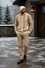 Load image into Gallery viewer, Silversilk full zipper Sweater 32030
