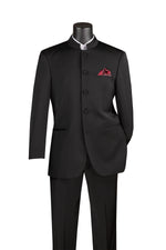 Load image into Gallery viewer, Vinci banded collar suit
