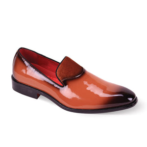 After Midnight Pointed Patent Leather Slip On