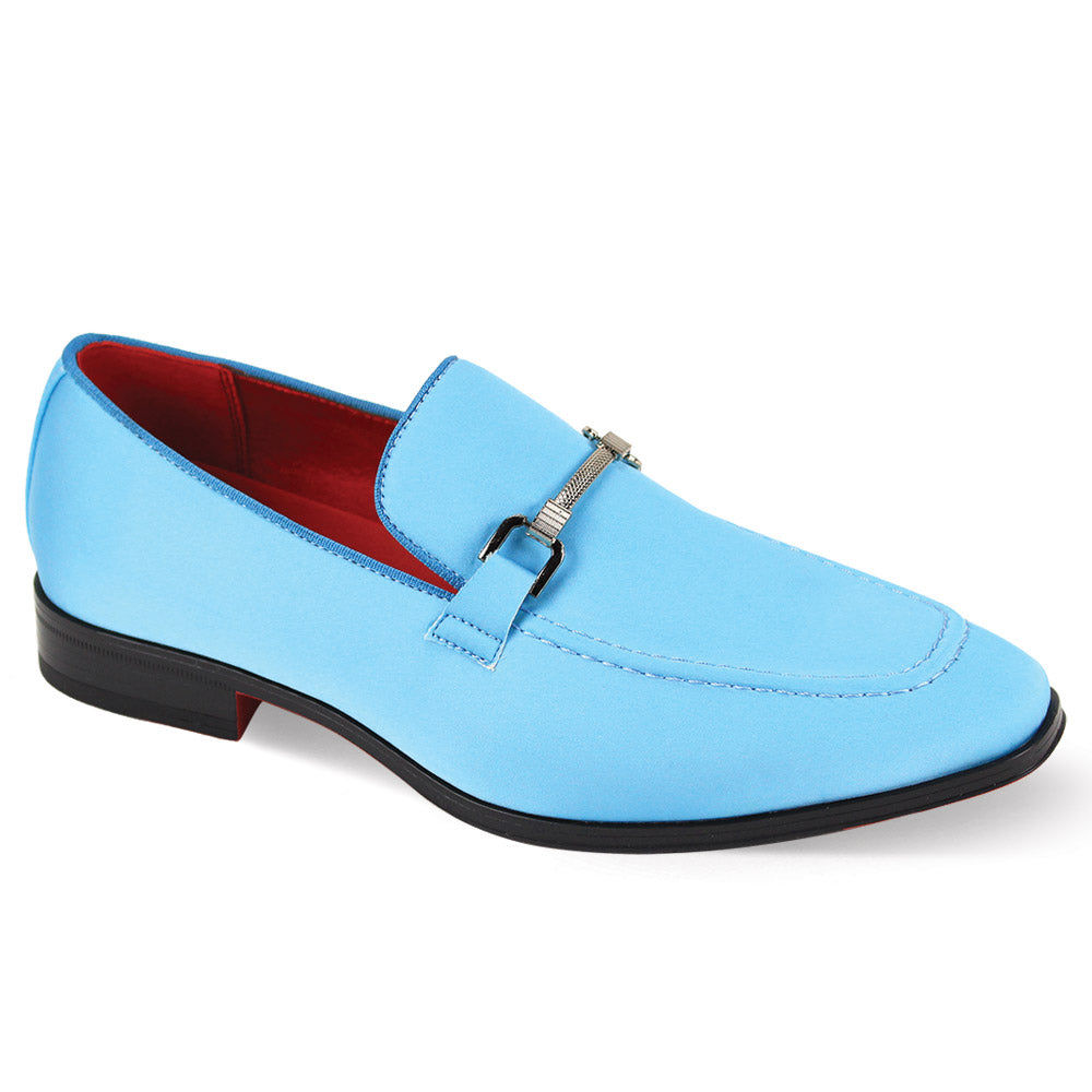 After Midnight Slip on Shoes with Silver buckle Turquoise / 9 After Midnight Slip on Shoes with Silver buckle Turquoise / 9