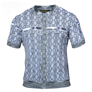 Prestige polo button down knit shirt