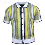 Load image into Gallery viewer, Prestige polo button down knit shirt
