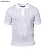 Load image into Gallery viewer, Prestige Knit pattern Polo Shirt
