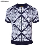 Load image into Gallery viewer, Prestige Knit pattern Polo Shirt
