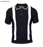Load image into Gallery viewer, Prestige Knit pattern Polo Shirt
