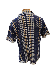 Lanzzino button down Knitted shirt