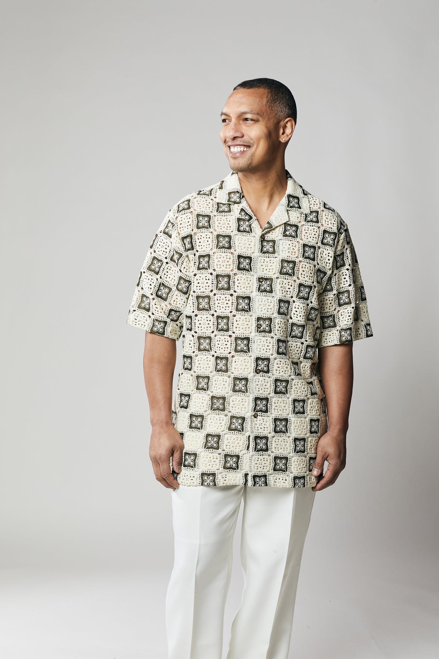 Stacy Adams knit short sleeves fashion shirt