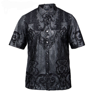 Prestige Luxury lace short sleeves Shirts