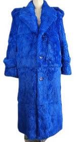 Load image into Gallery viewer, Full skin rabbit fur trench coat online item
