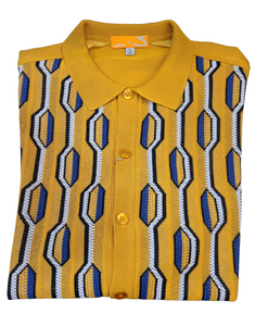 Stacy Adams Button Down Knit Shirts