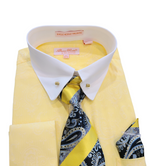 Load image into Gallery viewer, Bruno Conte Dress Shirt Set with Tie Bar
