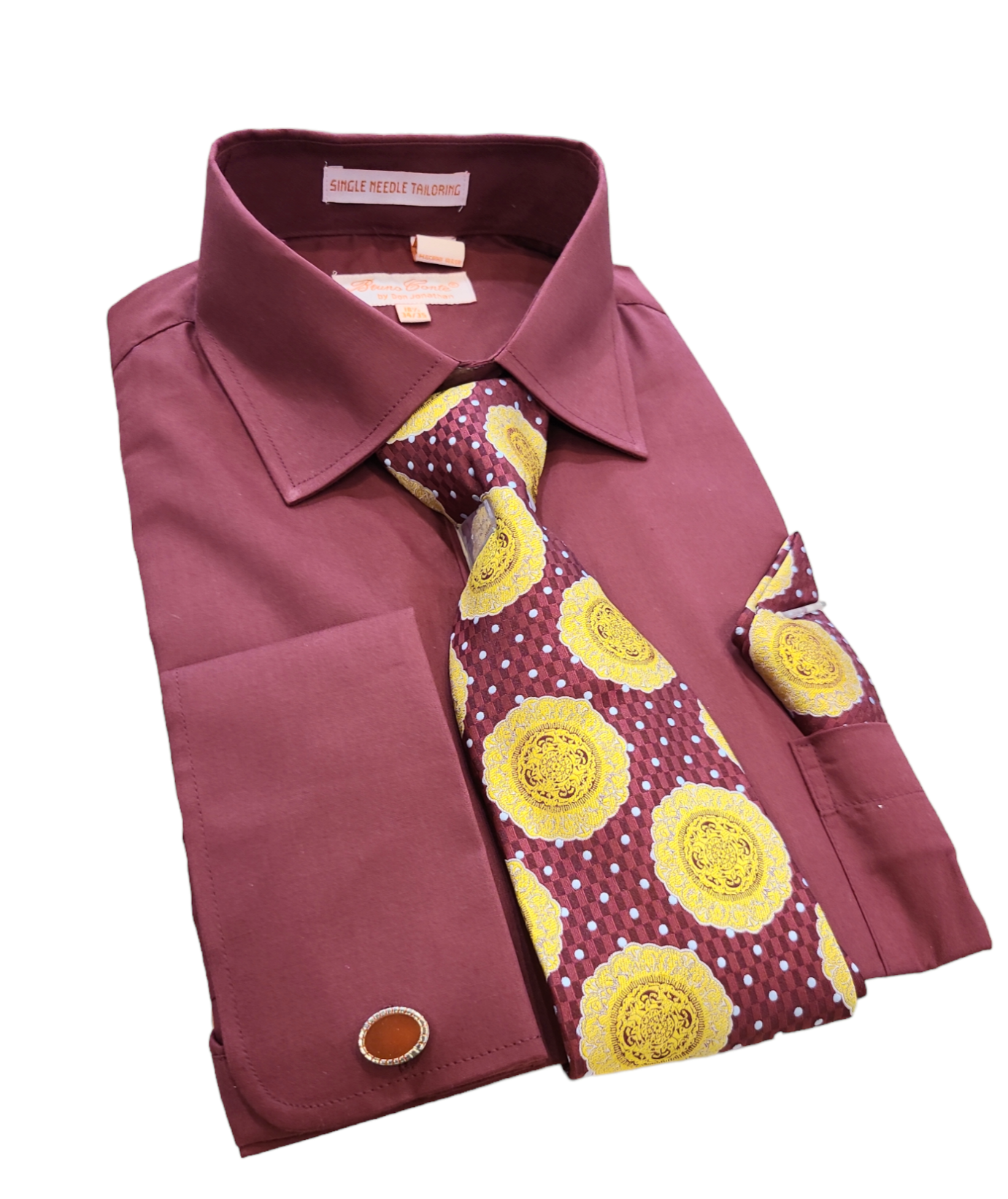 Bruno Conte Dress shirt with Matching tie set
