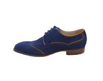 Load image into Gallery viewer, Giovani Wing Tip Suede shoes with contrast Trim
