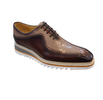 Load image into Gallery viewer, Carrucci Two-tone Wingtip Shoes
