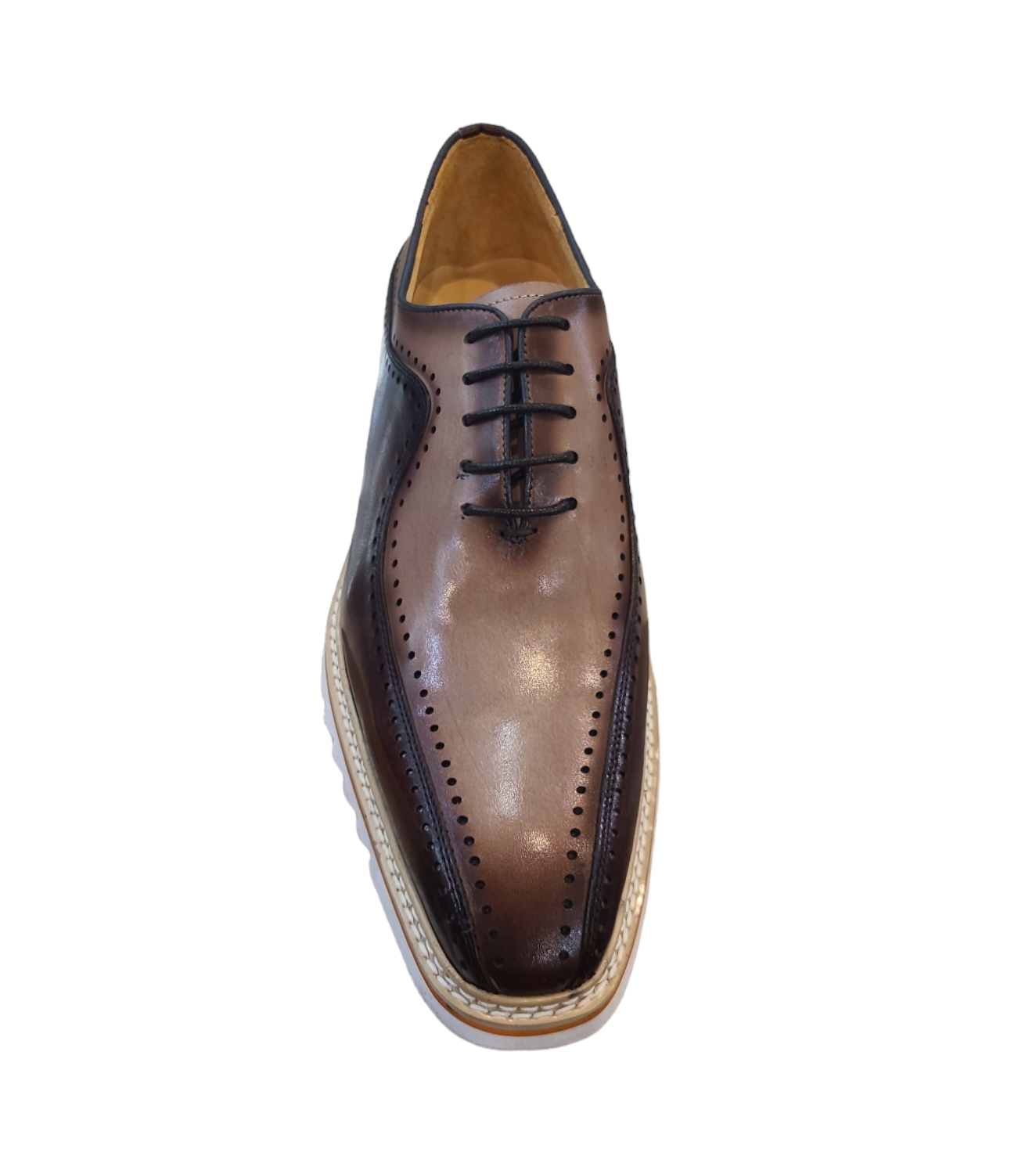 Carrucci Two-tone Wingtip Shoes