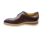 Load image into Gallery viewer, Carrucci Two-tone Wingtip Shoes
