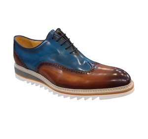 Carrucci Two-tone Wingtip Shoes