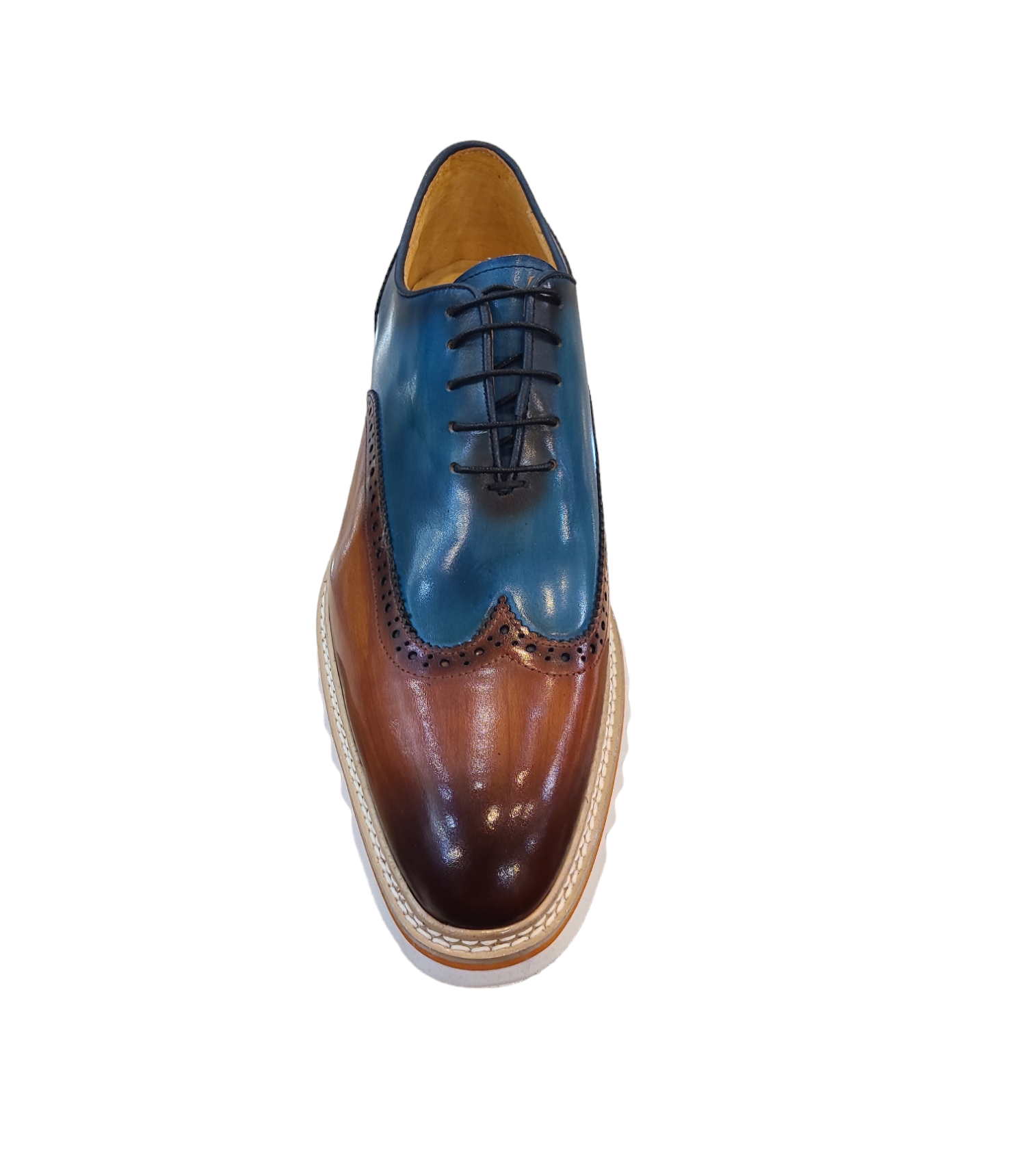 Carrucci Two-tone Wingtip Shoes