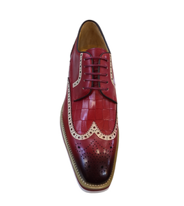 Carrucci Two-tone Wingtip Shoes