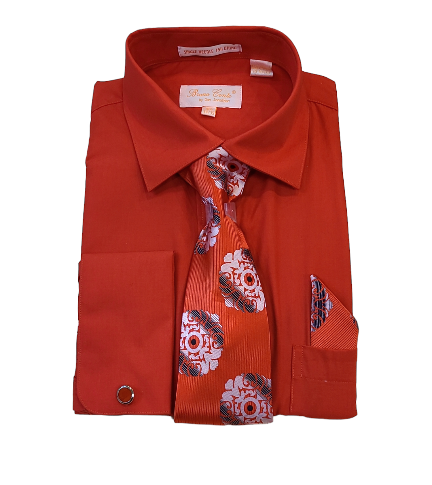 Bruno Conte French Cuff Combo shirt