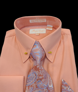 Bruno Conte French Cuff Combo shirt