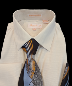 Bruno Conte French Cuff Combo shirt