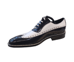 Load image into Gallery viewer, Giovani Two Tone Wing Tip Shoes
