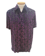 Load image into Gallery viewer, Pronti Short Sleeves Sheer Style Shirt
