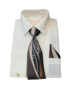 Bruno Conte French cuff Dress shirt combo