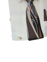 Load image into Gallery viewer, Bruno Conte French cuff Dress shirt combo
