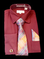 Load image into Gallery viewer, Bruno Conte French cuff Dress shirt combo
