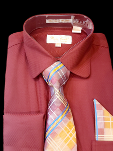 Bruno Conte French cuff Dress shirt combo