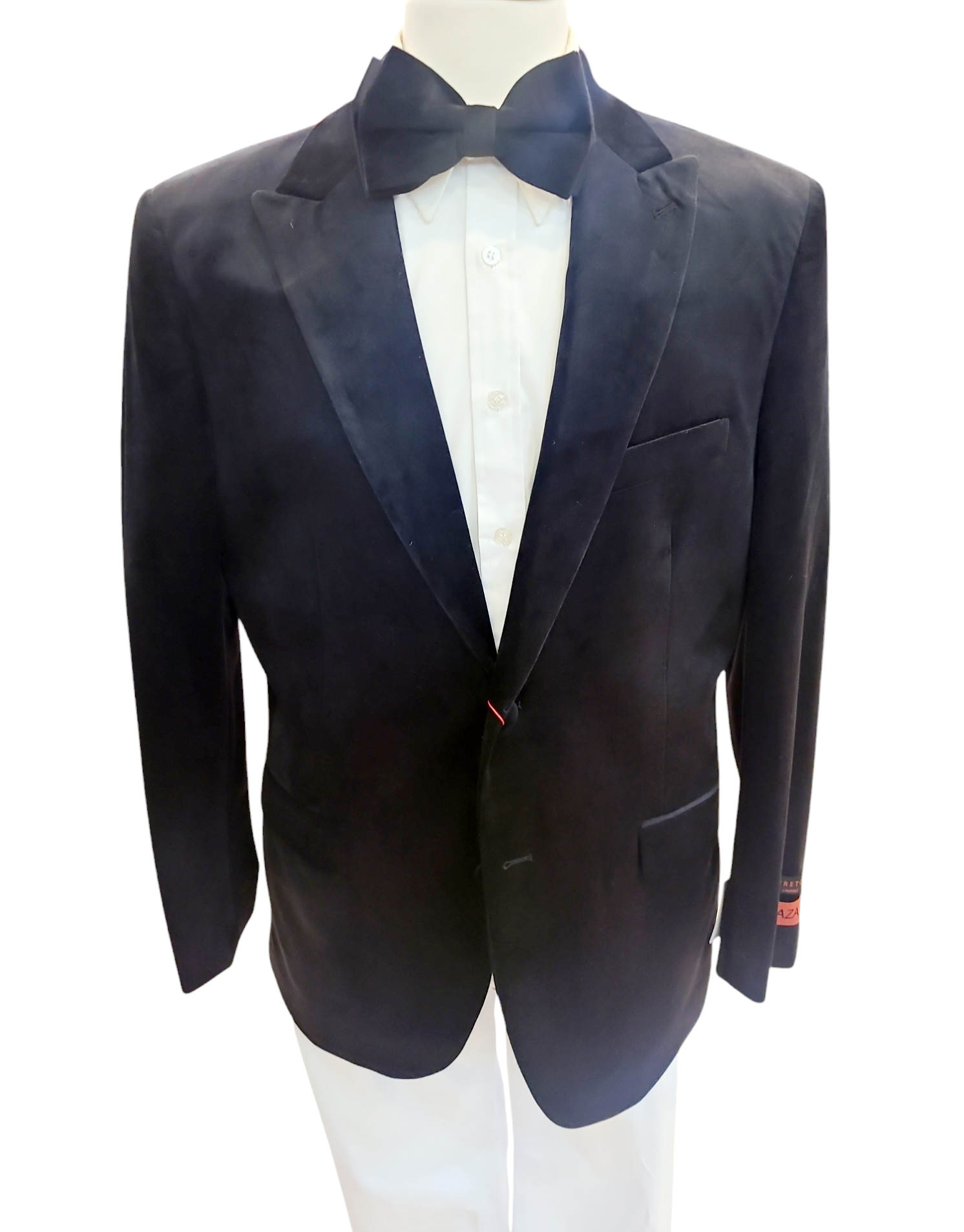 Mazari Micro Velour Sport jacket with Bow Tie