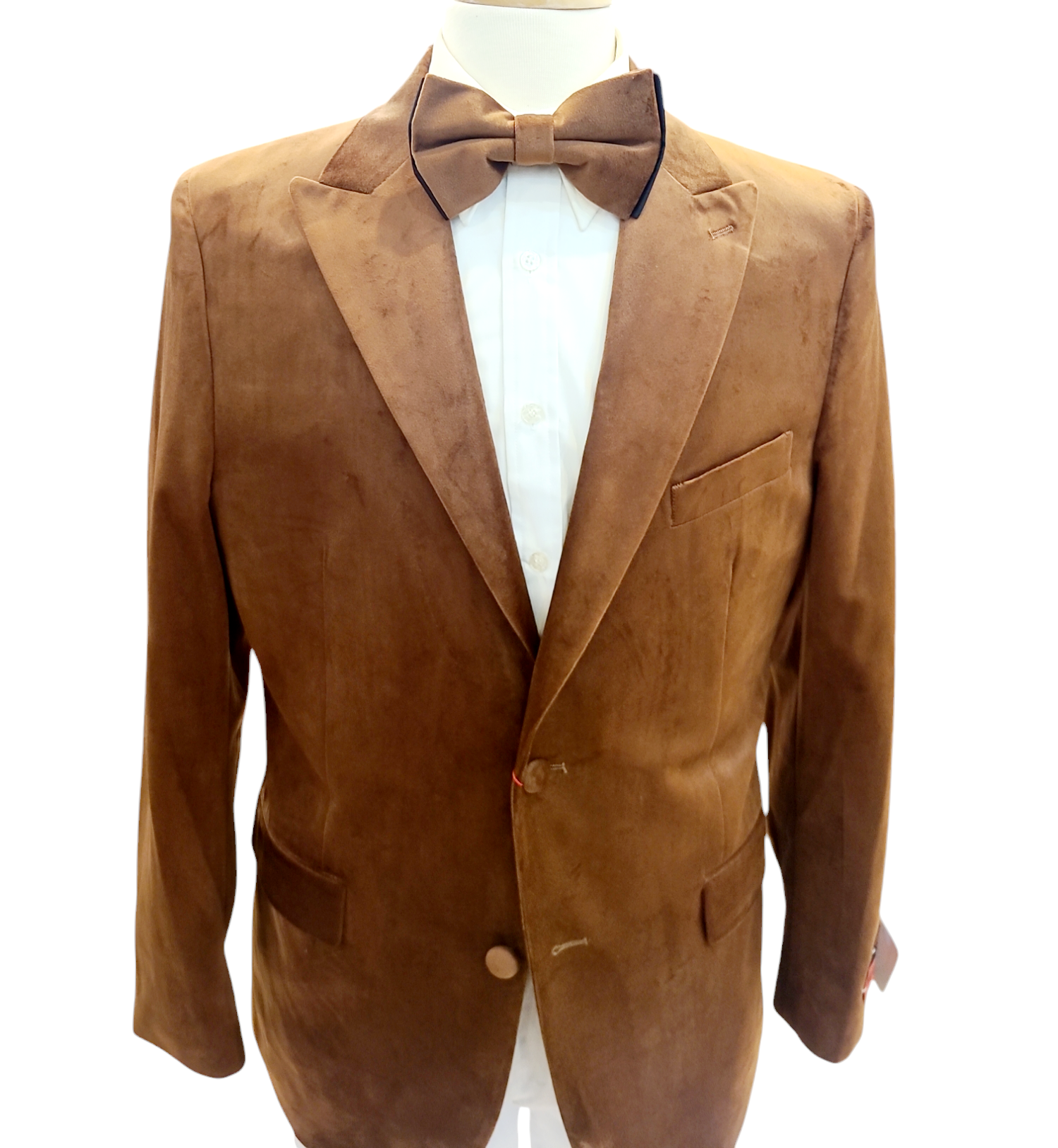 Mazari Micro Velour Sport jacket with Bow Tie