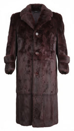 Load image into Gallery viewer, Full skin rabbit fur trench coat online item
