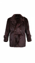 Load image into Gallery viewer, Full skin rabbit fur 3/4 jacket online item
