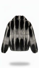 Load image into Gallery viewer, Full skin Rex rabbit bomber jacket
