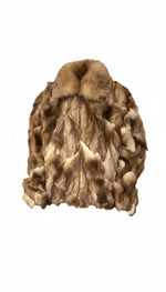Load image into Gallery viewer, Winter Fur Fox Bomber Jacket
