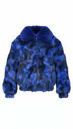 Load image into Gallery viewer, Winter Fur Fox Bomber Jacket
