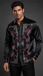 Load image into Gallery viewer, Prestige fancy long sleeves shirt
