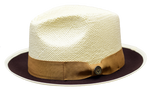 Load image into Gallery viewer, Sebastian Fedora straw hat
