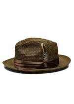 Load image into Gallery viewer, Bruno Capelo Fedora Straw Hat
