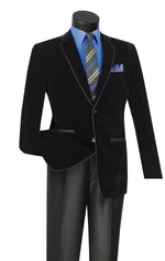 Load image into Gallery viewer, Vinci Slim Fit Velvet Sport Jacket BS-02
