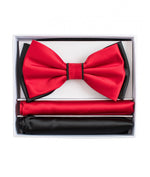 Load image into Gallery viewer, Brand Q Two Tones bow Tie Set
