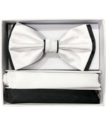 Load image into Gallery viewer, Brand Q Two Tones bow Tie Set
