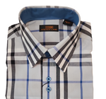 Load image into Gallery viewer, Steven Land spread Collar Dress Shirt
